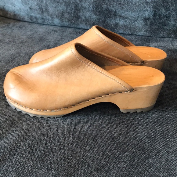 vintage swedish clogs